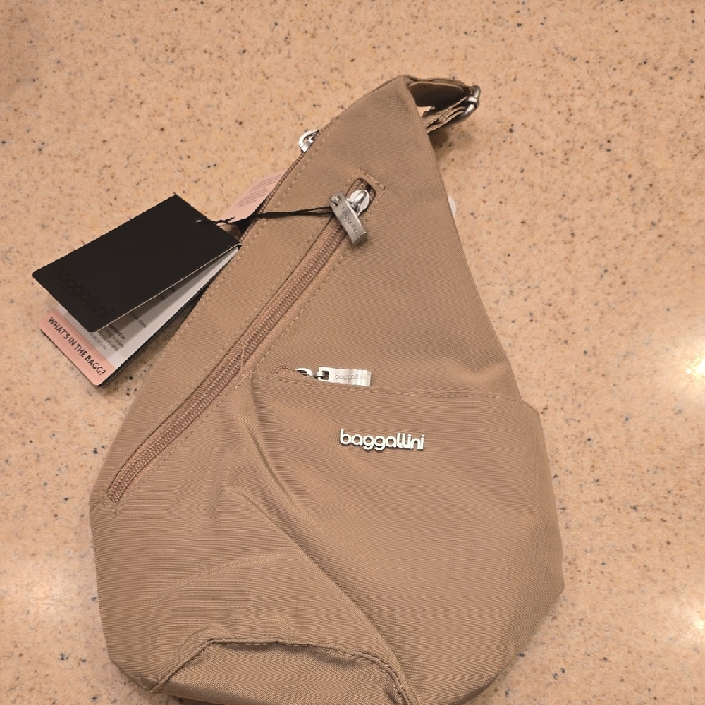 Baggallini Beige Belt Bag for Women